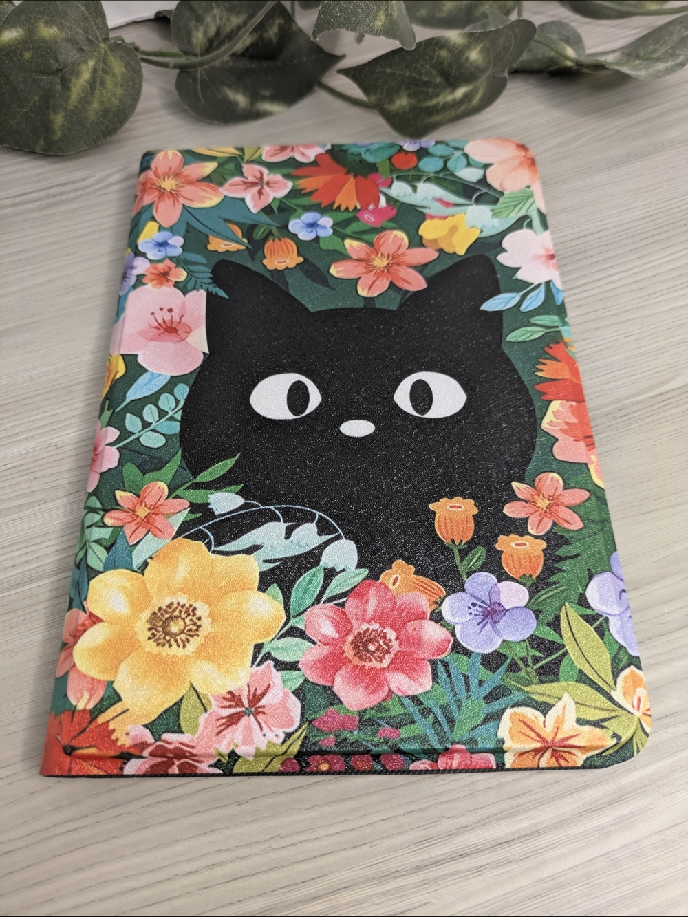 Cat Hiding In The Flowers Tablet Cover Compatible For iPad Mini 12345